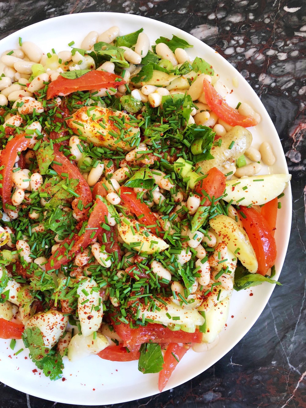 Provençal Haricots Blancs en Salade