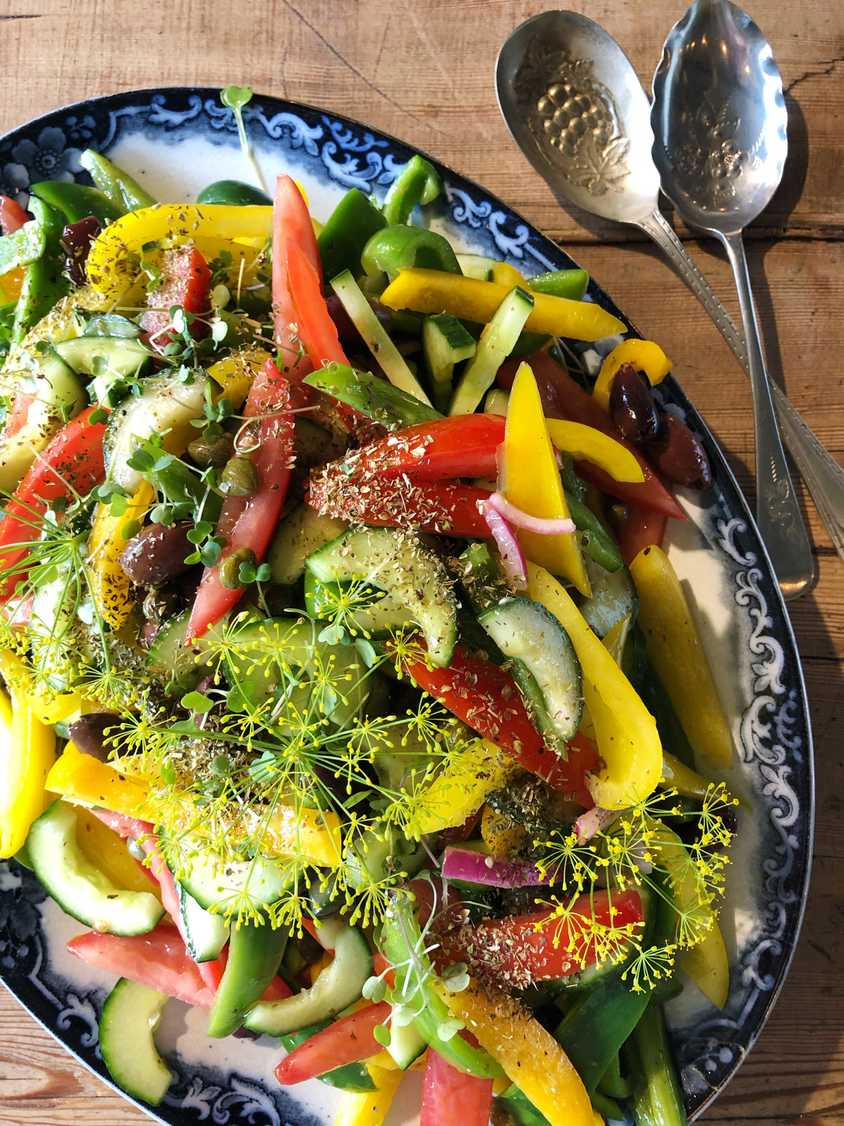 Dimitri's Greek Salad (Horiatiki) – Cardamom and Dill, image size:1200x1600